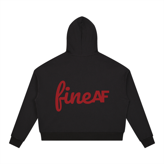 Contrast Drawstring Hoodie